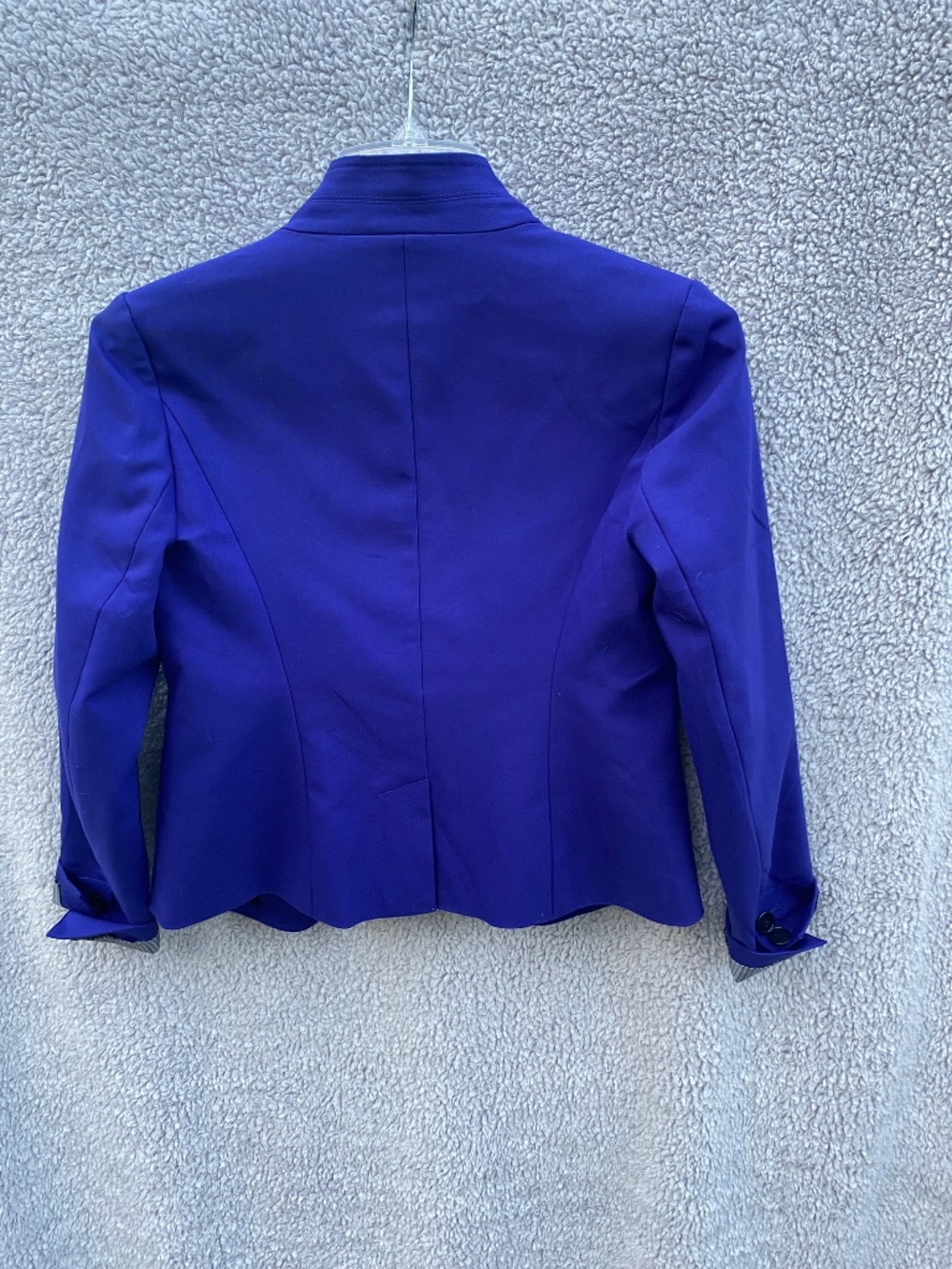 Ann Taylor LOFT Petite Notched Collar Blazer in Royal Purple Size 00P (new) - Picture 11 of 11